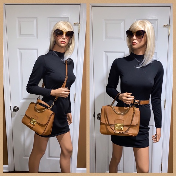 Miu Miu Handbags - 👜🤎👜Authentic Miu Miu 2 Way Brown Leather Bag